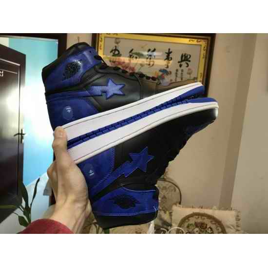 Air Jordan 1 Royal Bape Men Shoes